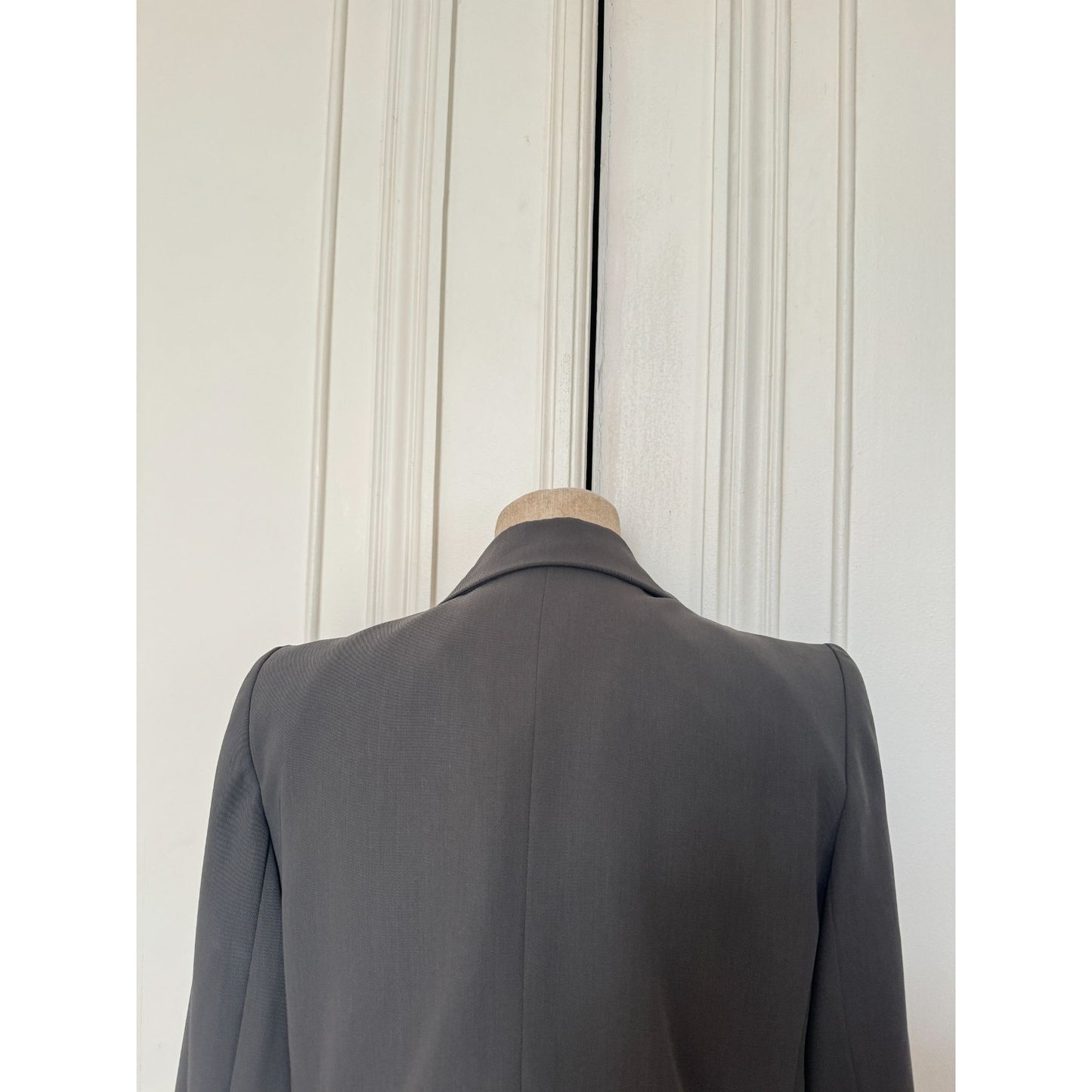 Grey Wool Blazer Jacket