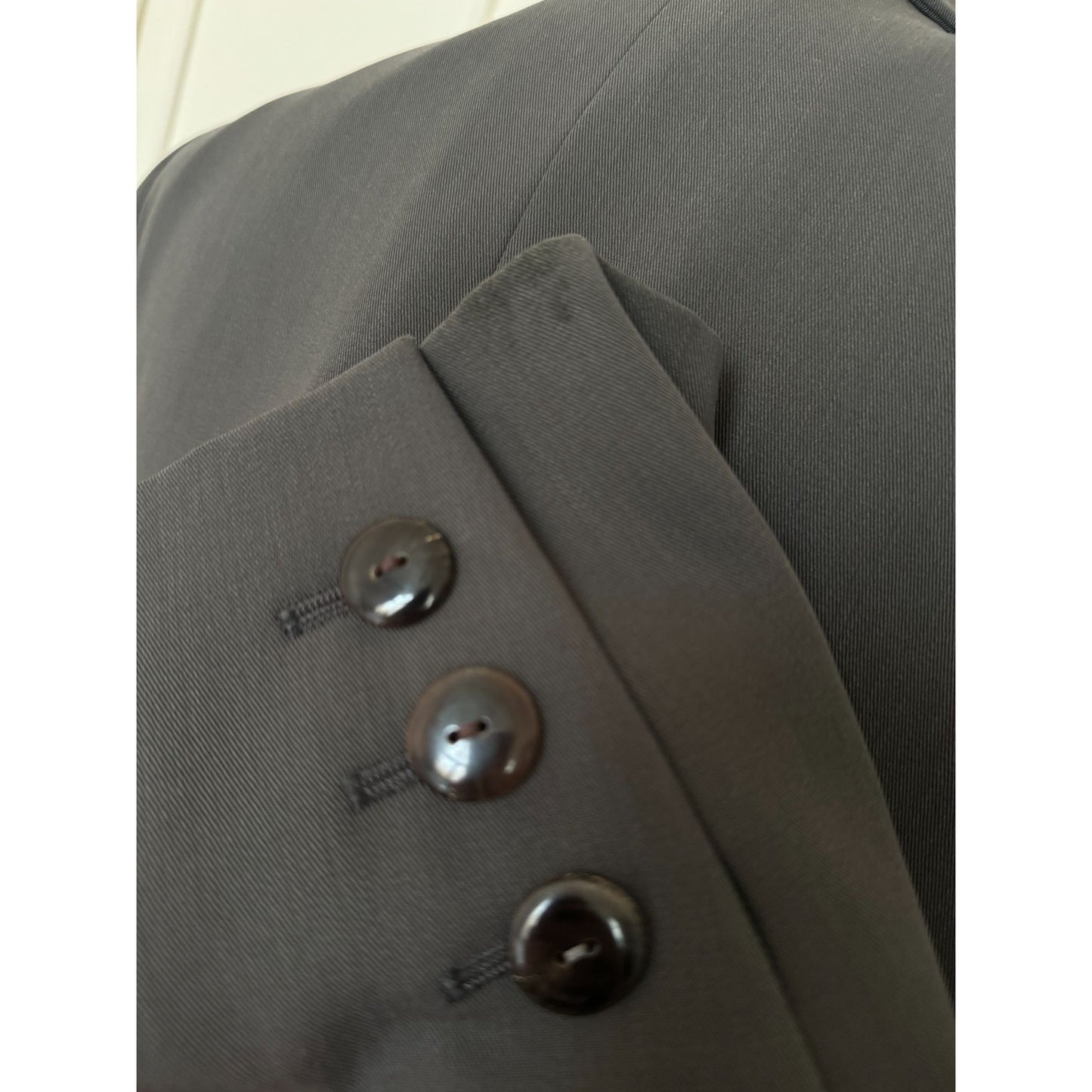 Grey Wool Blazer Jacket