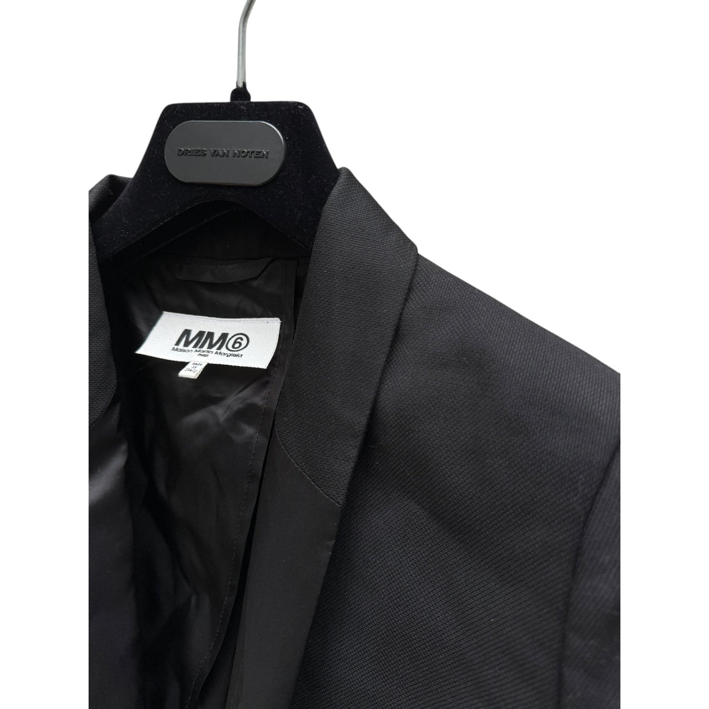 SS 2014 Black Wool Blazer Jacket
