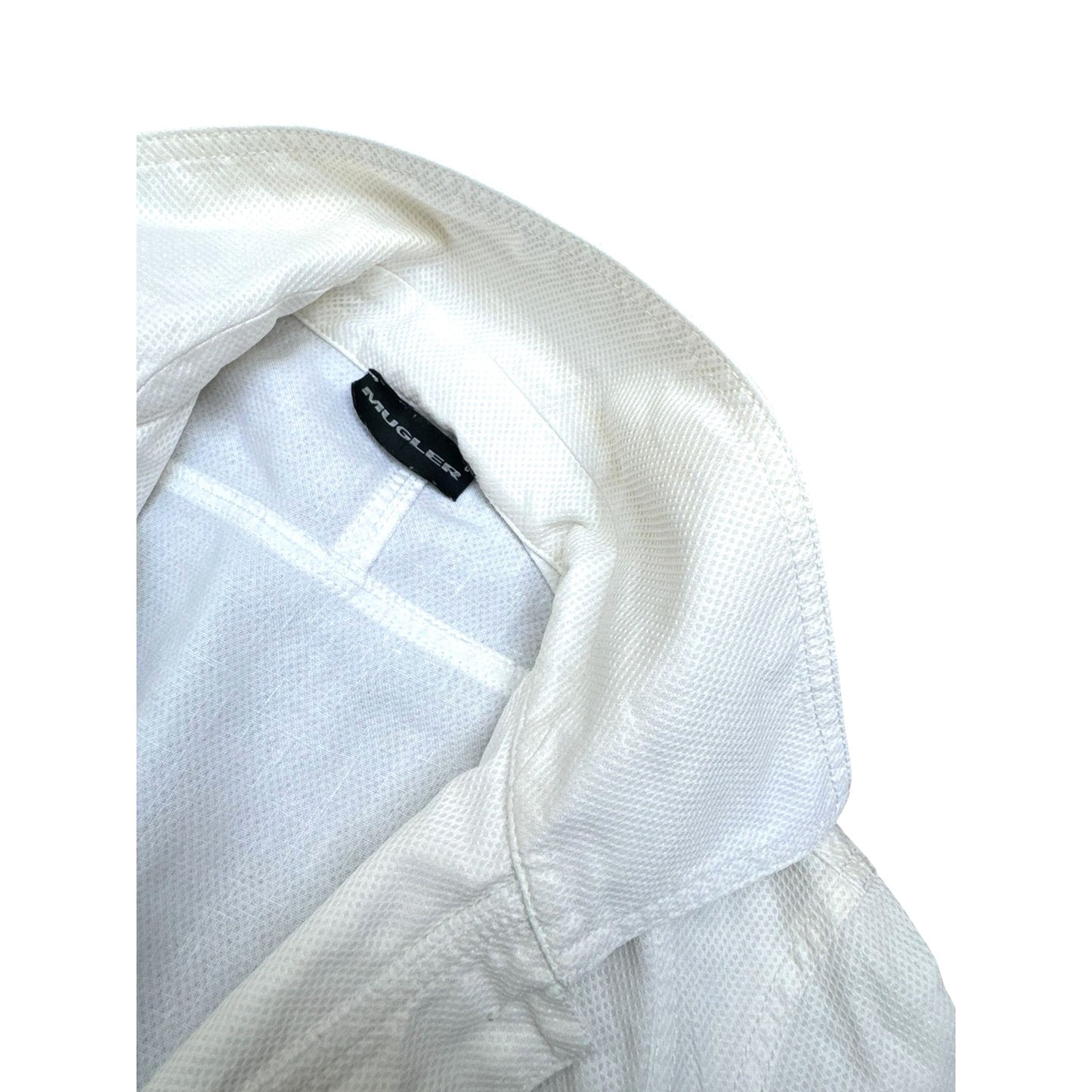 Mugler Vintage White Pants Suit