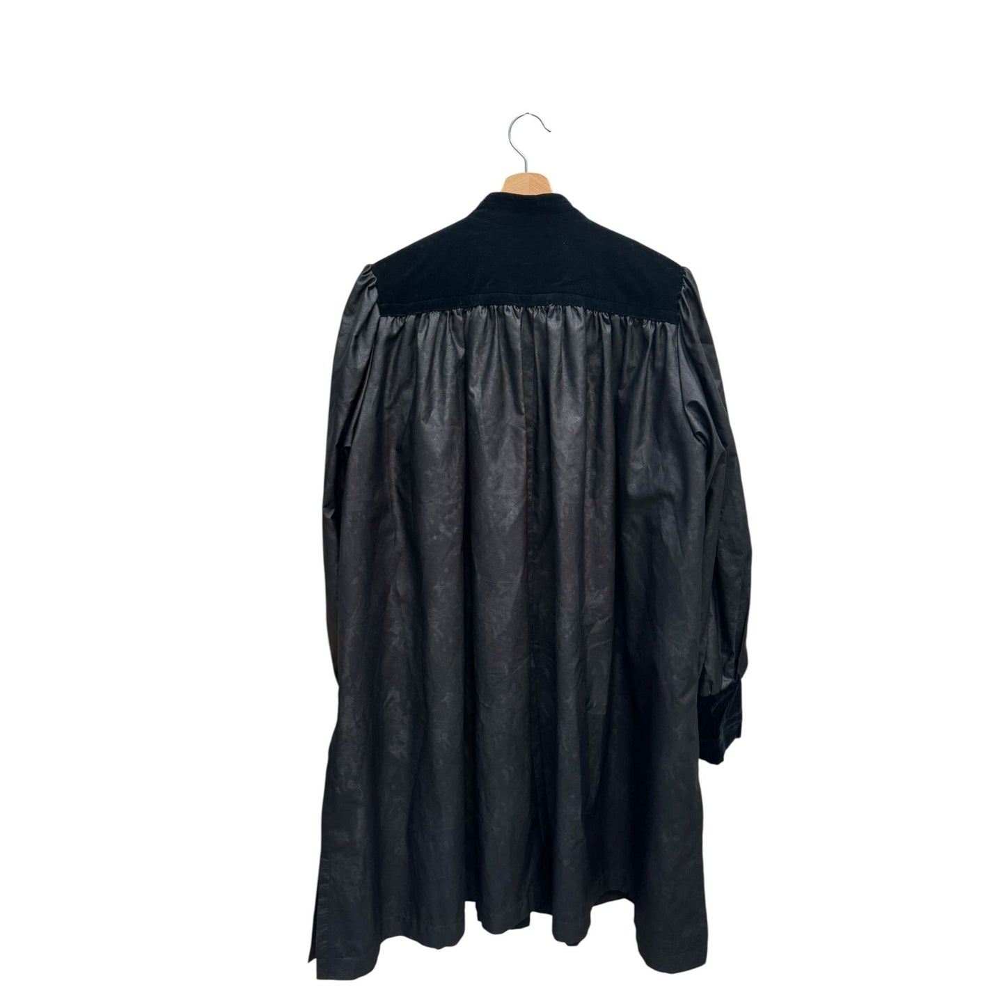 Vintage Black Velvet & Silk Coat