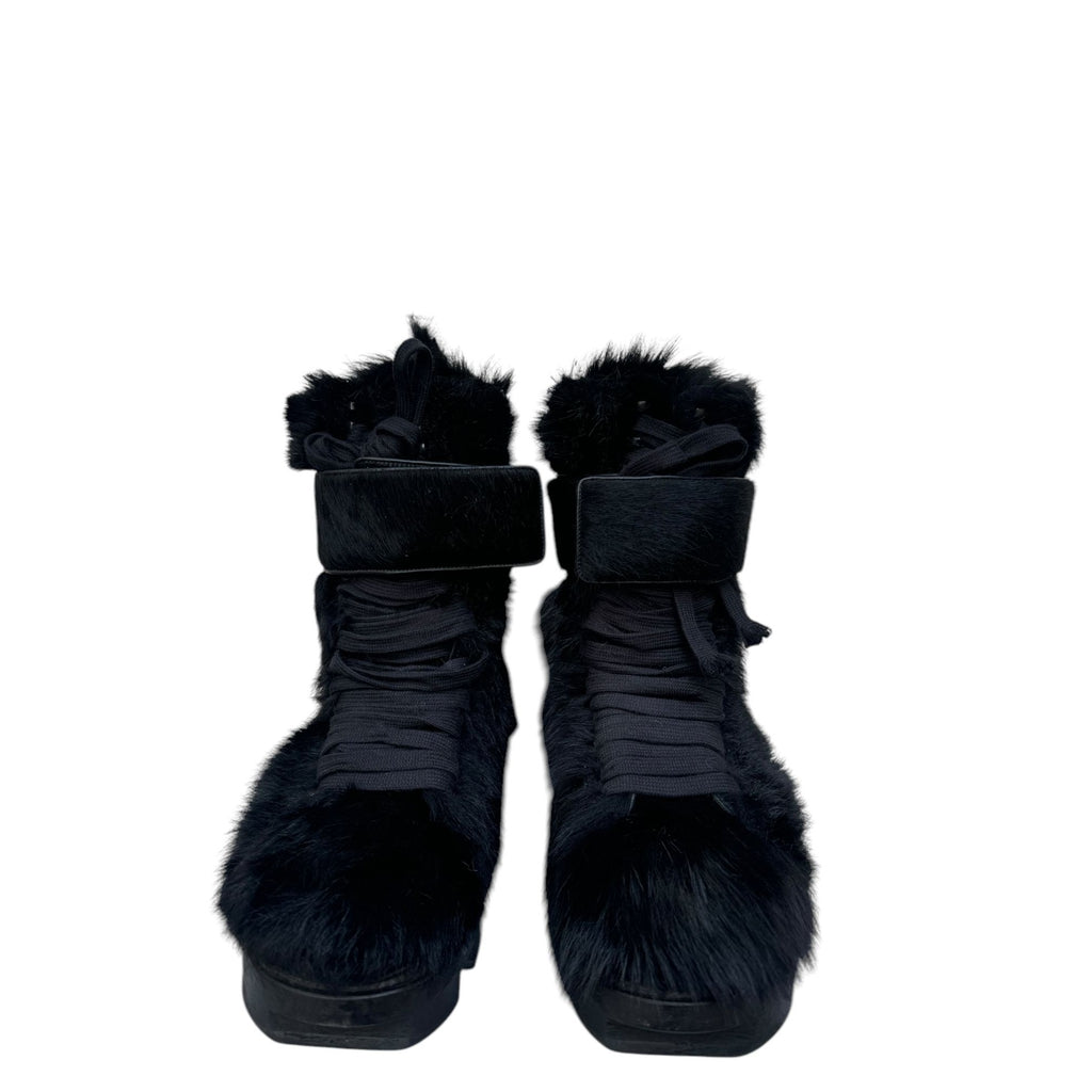 1/1 Runway FW 2013 Black Plinth Pony Hairs Boots