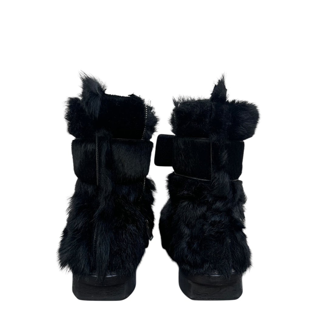 1/1 Runway FW 2013 Black Plinth Pony Hairs Boots