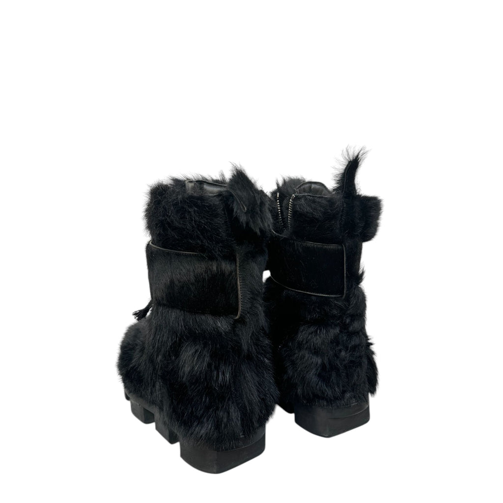 1/1 Runway FW 2013 Black Plinth Pony Hairs Boots