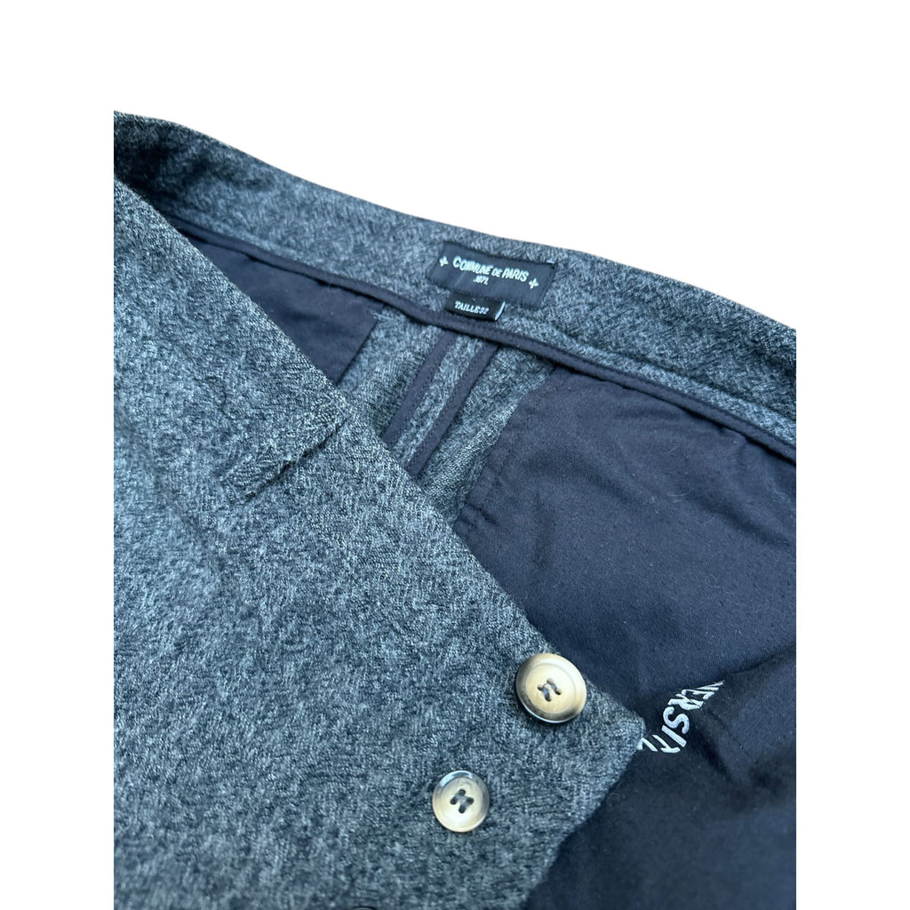 Grey Wool Pants