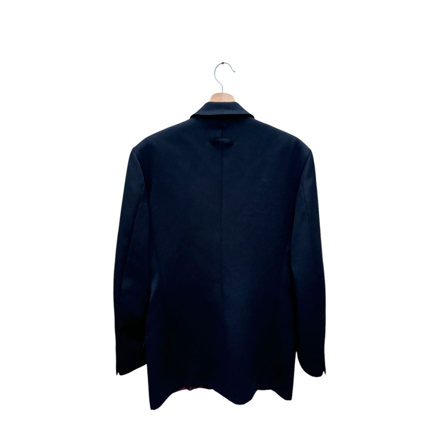 1990s Black Wool Blazer Jacket