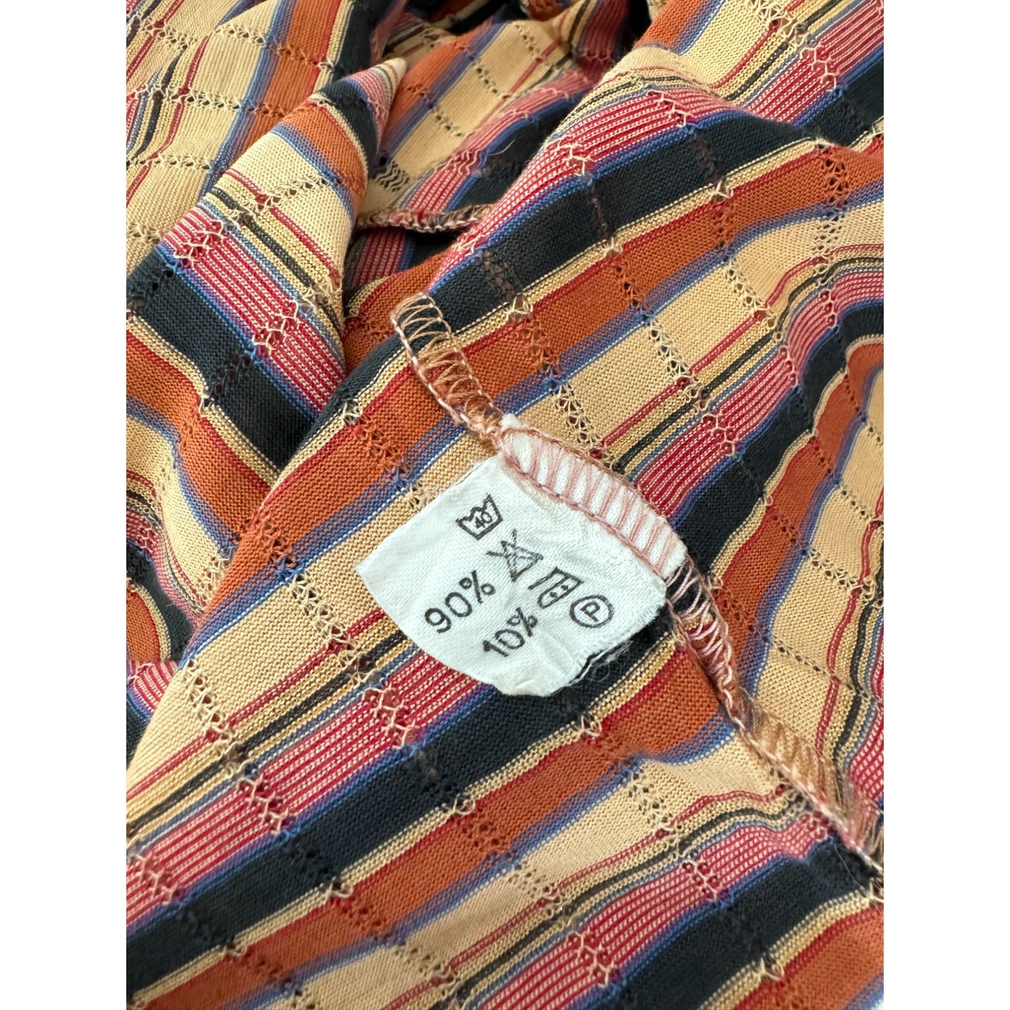 Striped Cotton &amp; Lurex Top 