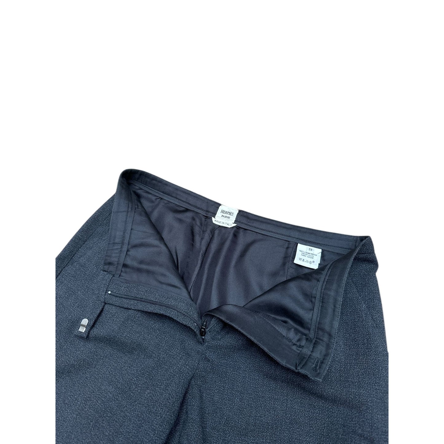Dark Grey Wool Trousers