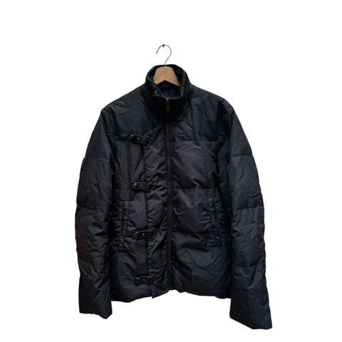 Black Nylon Puffer Jacket