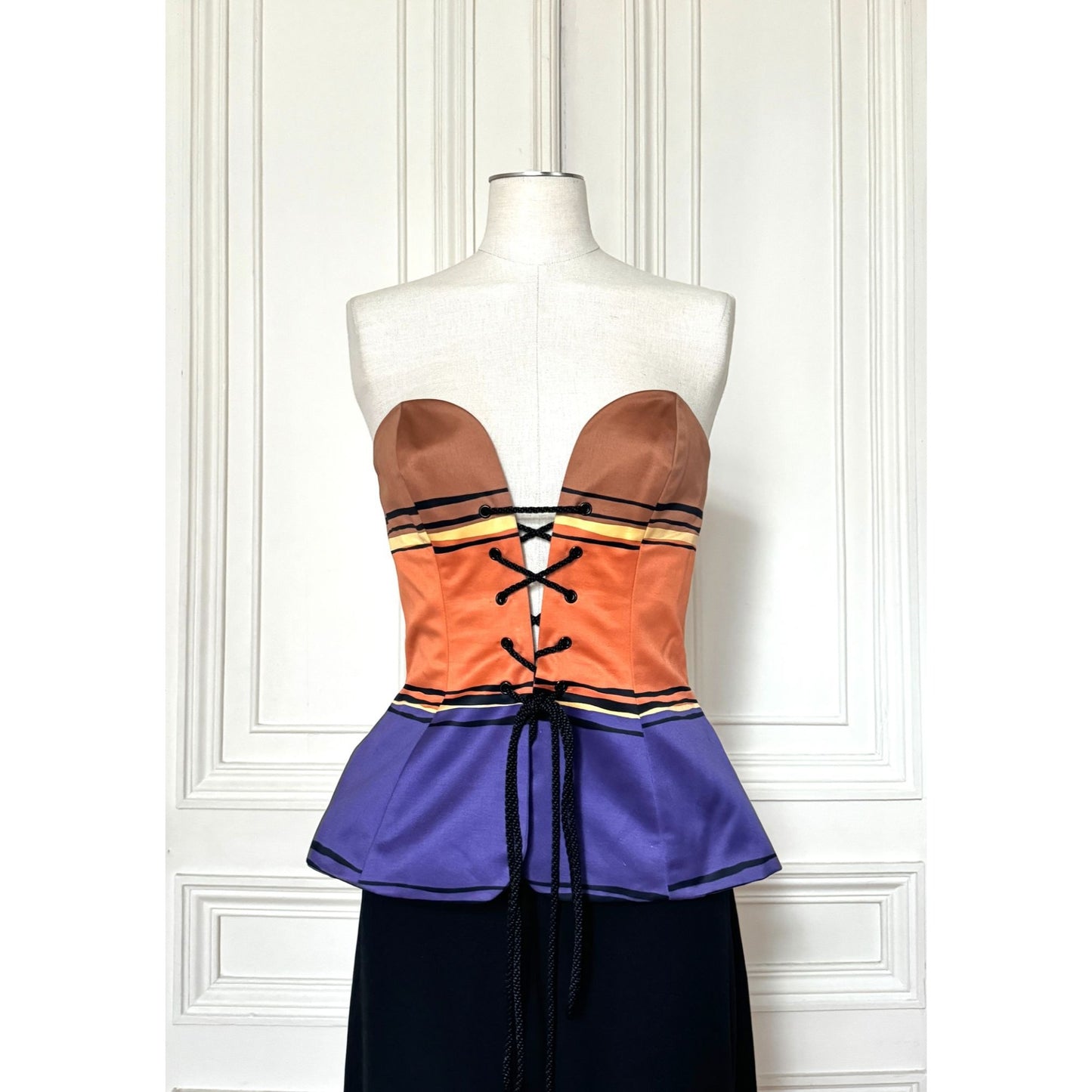 Spring 1993 Silk Corset Top