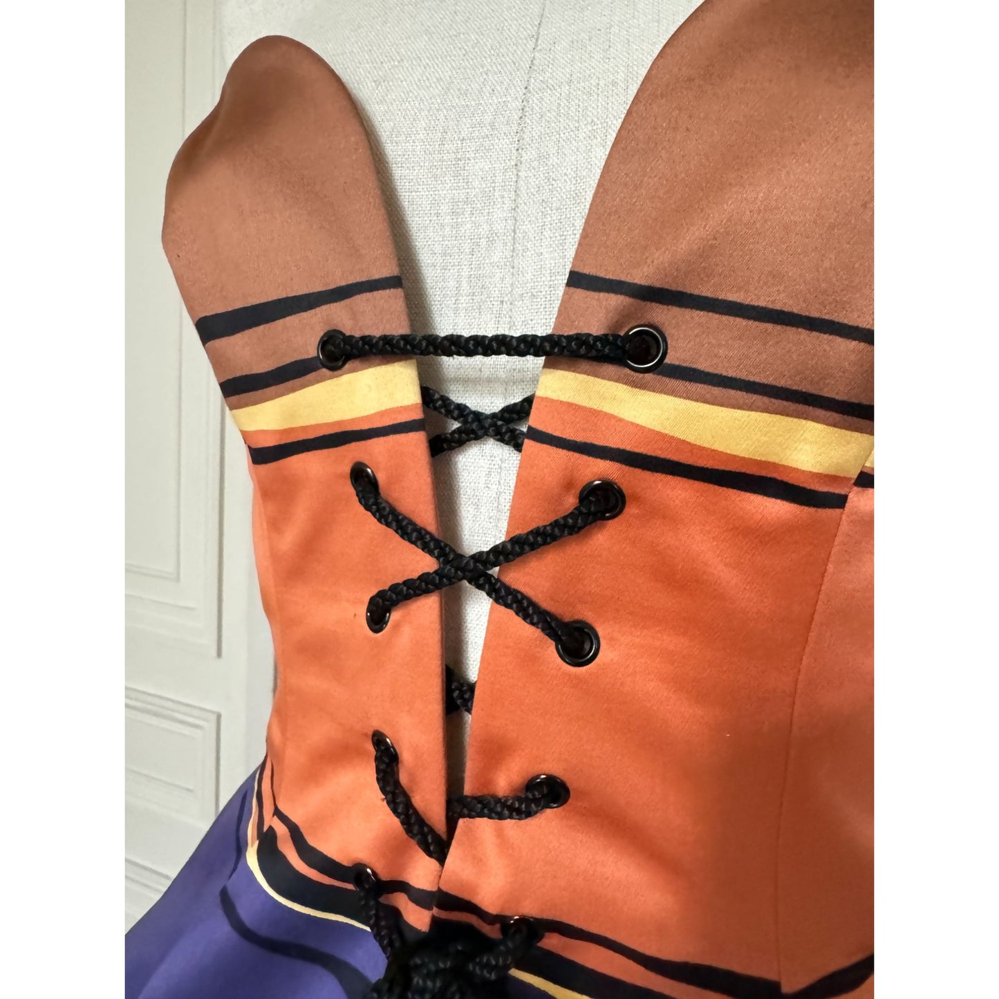 Spring 1993 Silk Corset Top