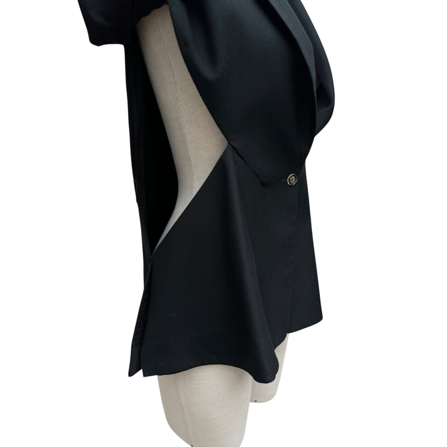 FW 2010 Collection Black Wool & Silk Blazer Jacket