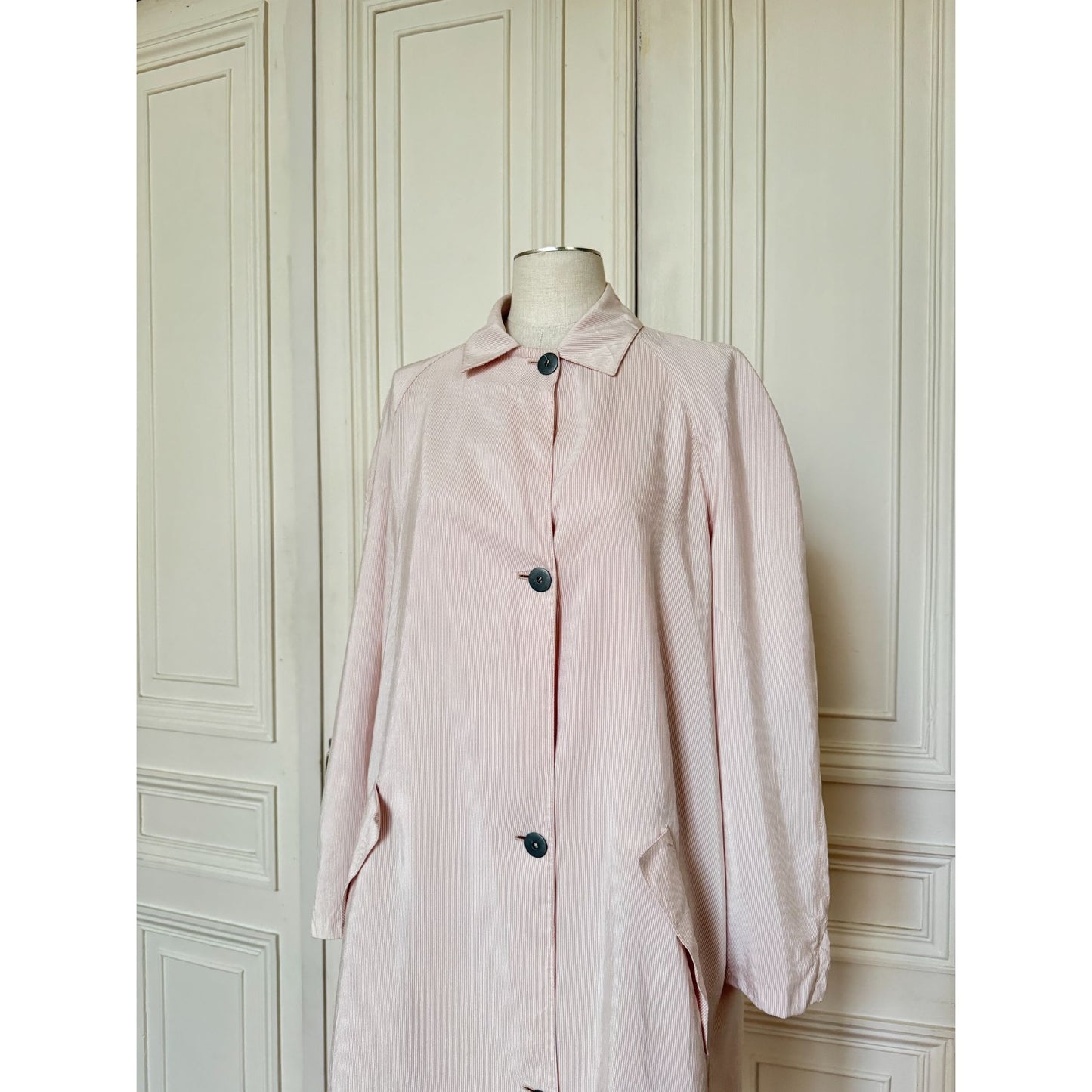 1980s Pink Long Coat