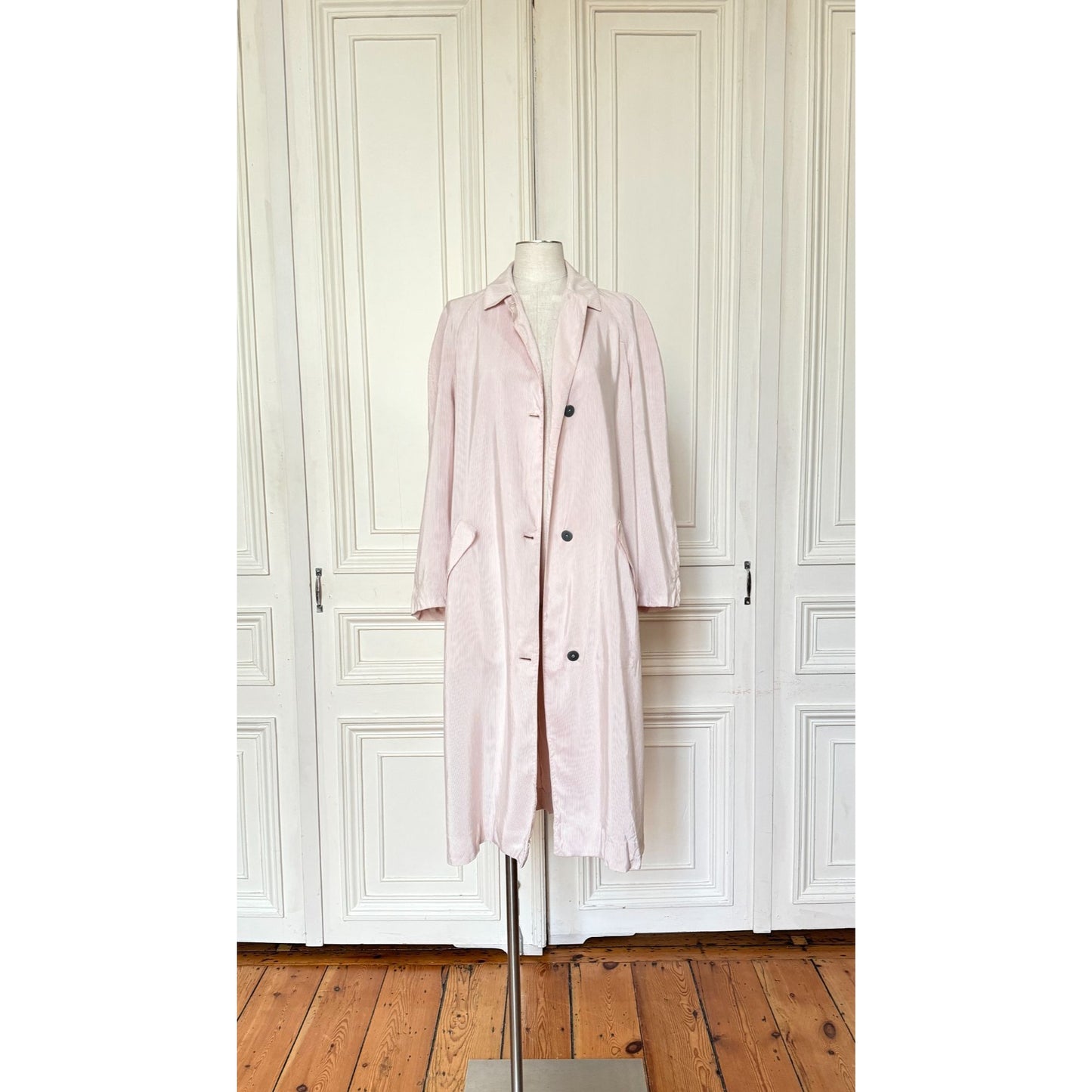 1980s Pink Long Coat