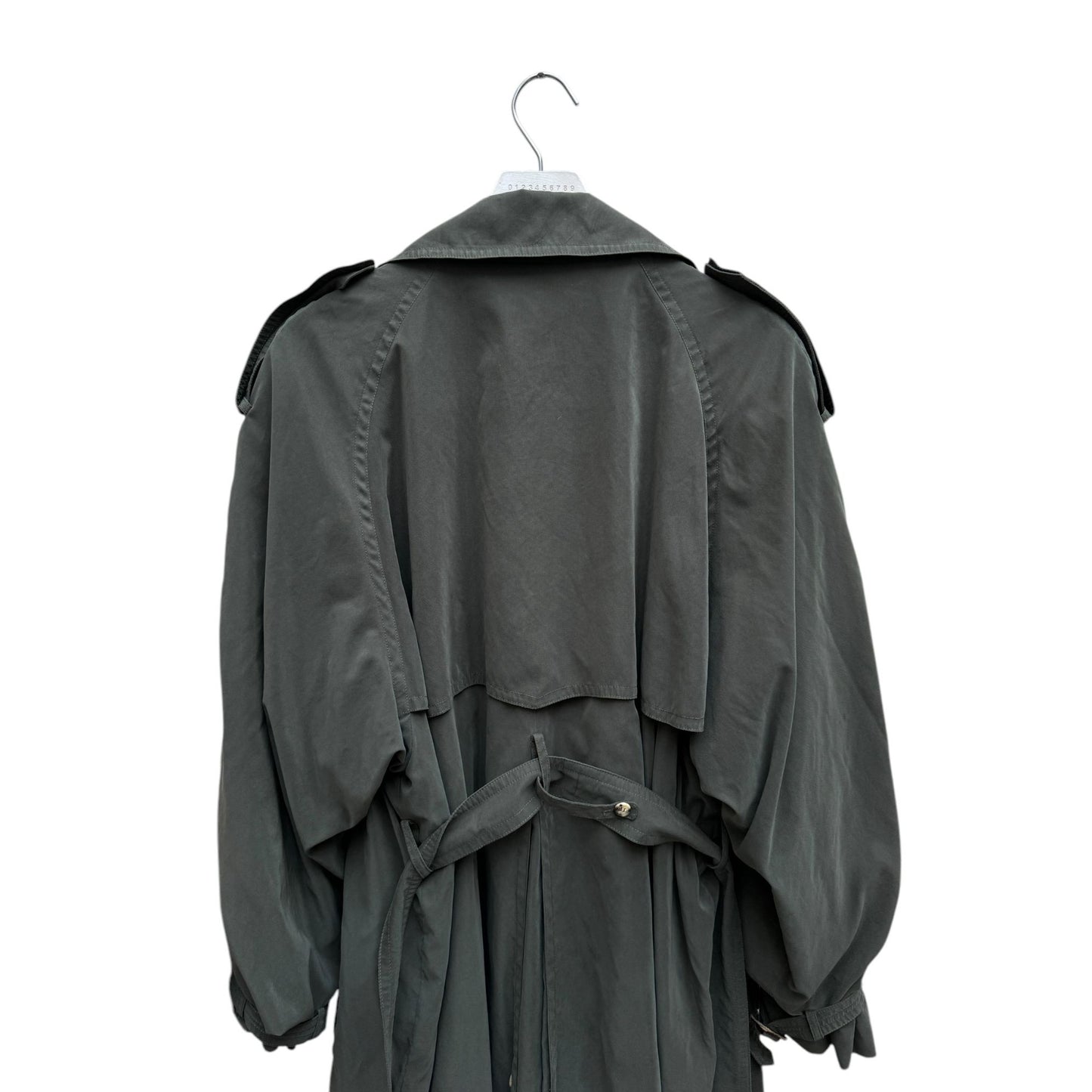 Hermes Vintage Kaki Trench Coat Size 54 fits M to L