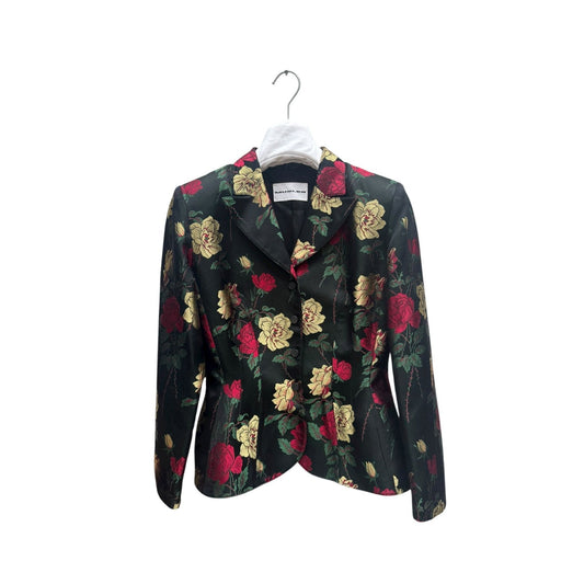 Vintage Floral Blazer Jacket