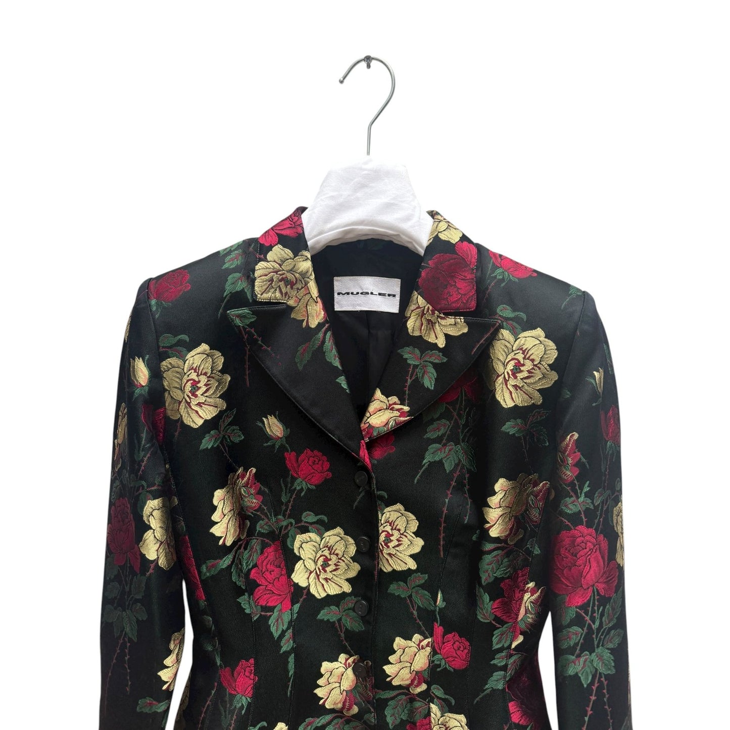 Vintage Floral Blazer Jacket