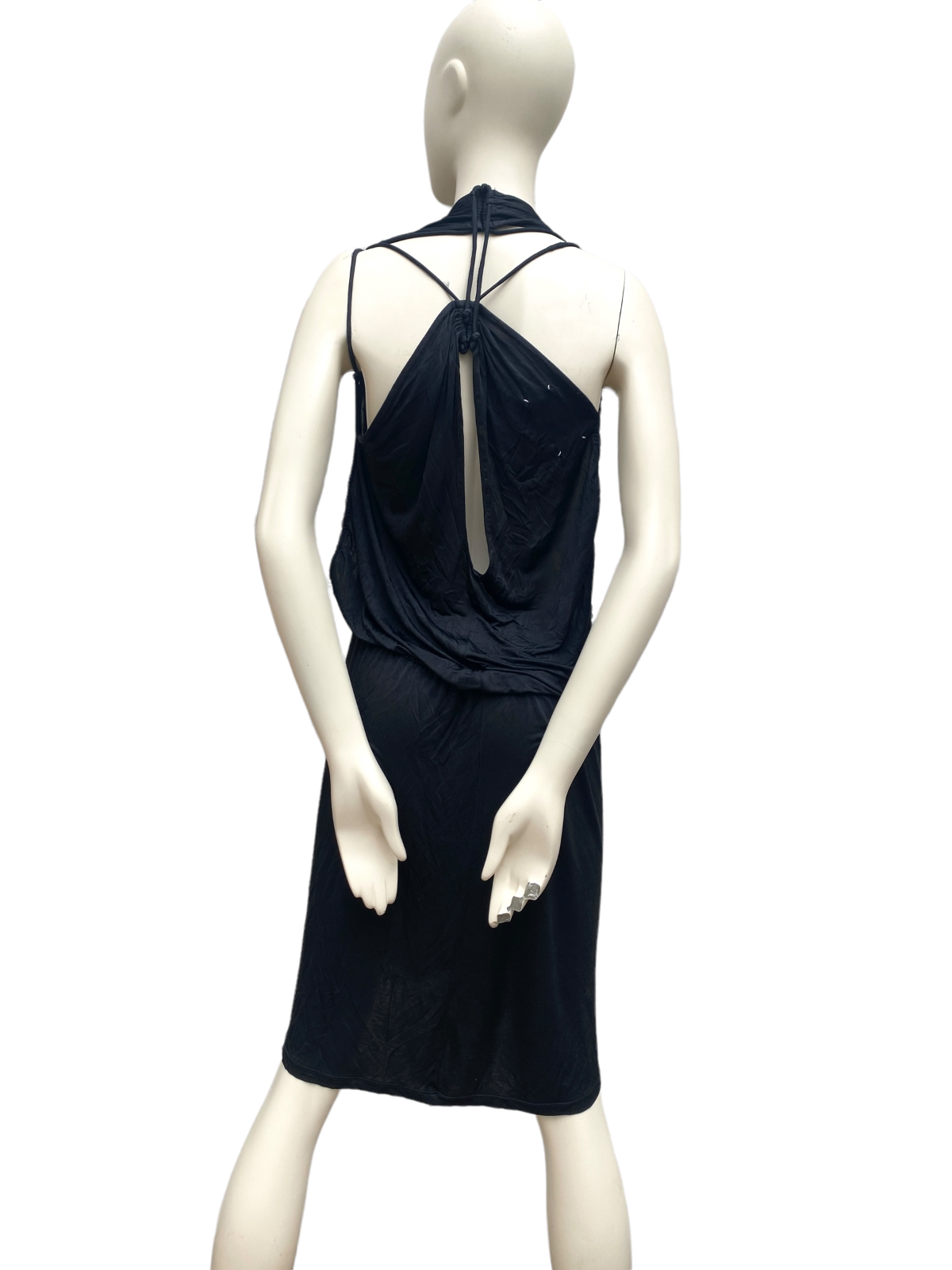 Spring Summer 2008 Black Viscose Dress