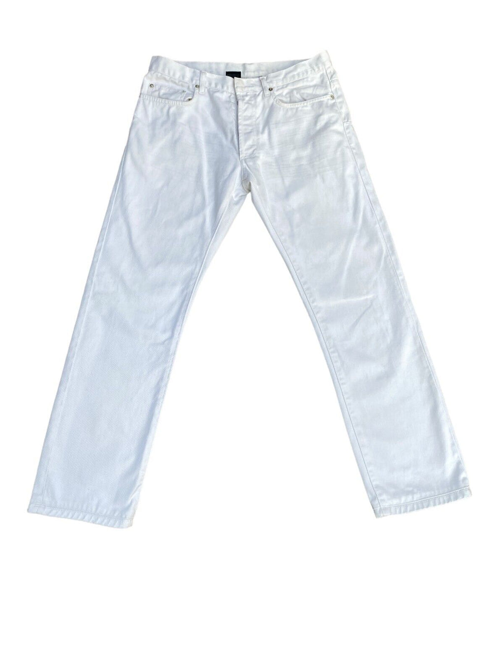 White Denim Jeans Slim Fit
