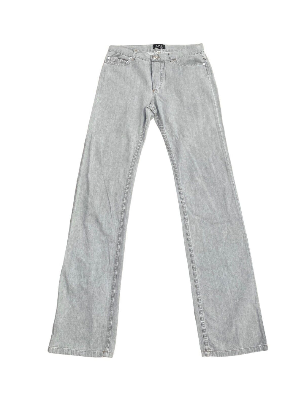 Grey Denim Jeans  Straight Fit