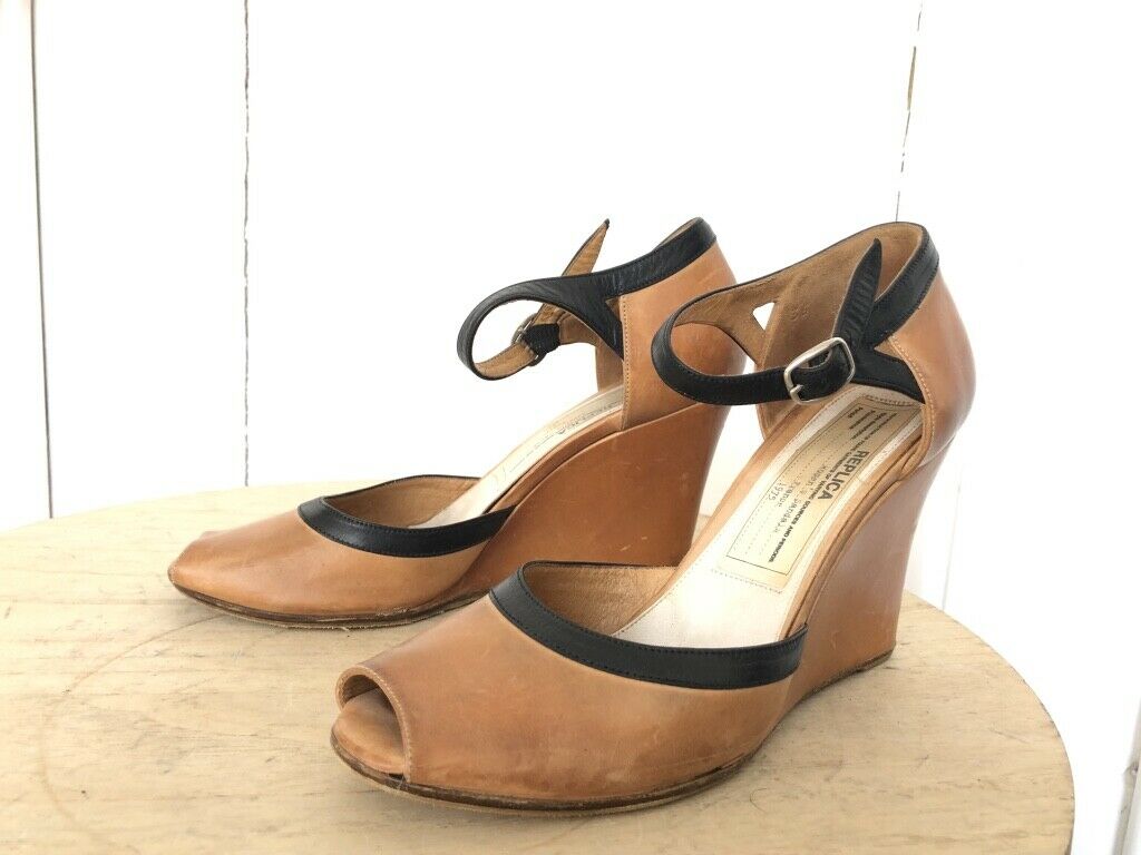 Martin Margiela Brown French Women’s Sandals 1975 Replica Size US 6