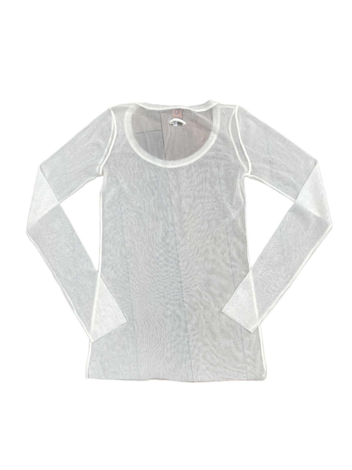 White Mesh Nylon long sleeves