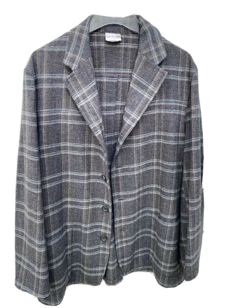 Dries Van Noten Grey Wool Jacket Size L