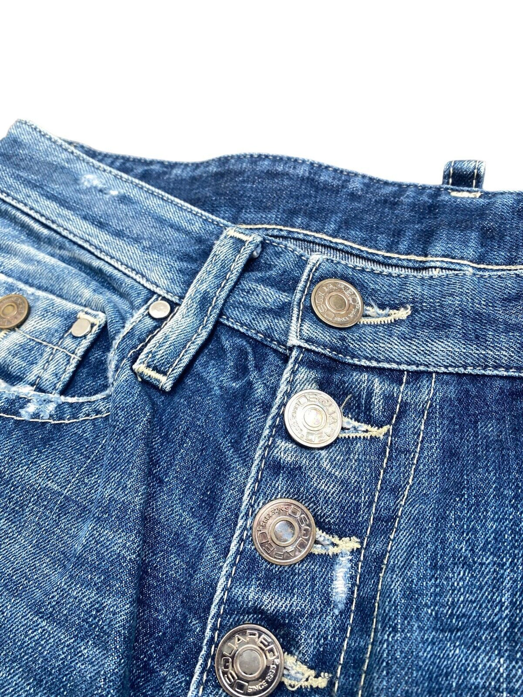 SS 2007 Blue Denim Jeans Size 44 fits 31 Dsquared2