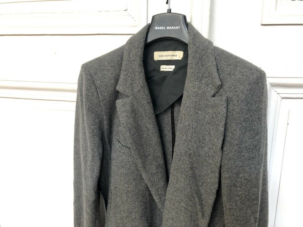 Isabel Marant Grey Virgin Wool blazer Size S