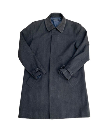 Grey Wool Mackintosh Coat