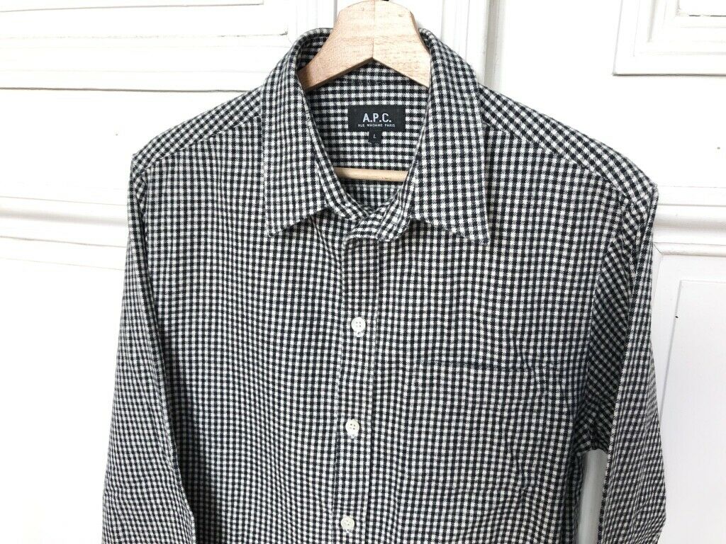 A.P.C. Overshirt / Thick Checkered Shirt Size M