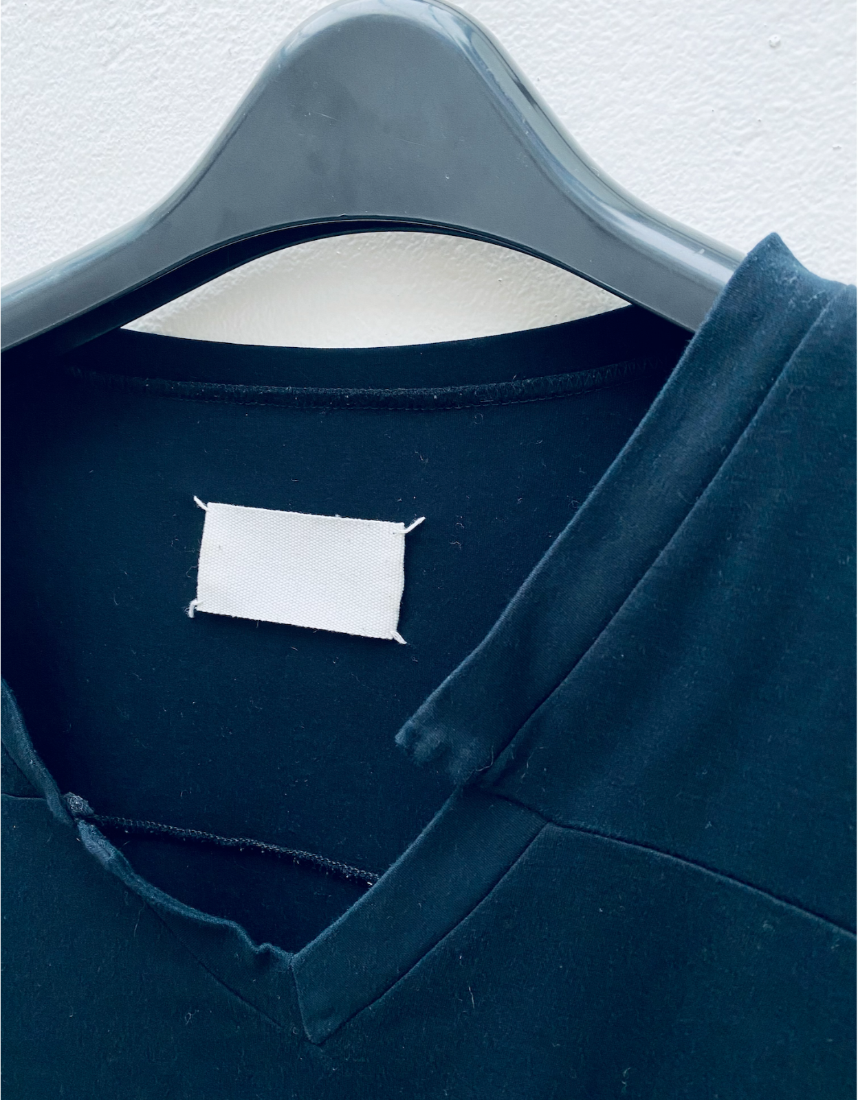 Martin Margiela SS2006 Deconstructed Black Longsleeves Top Size S