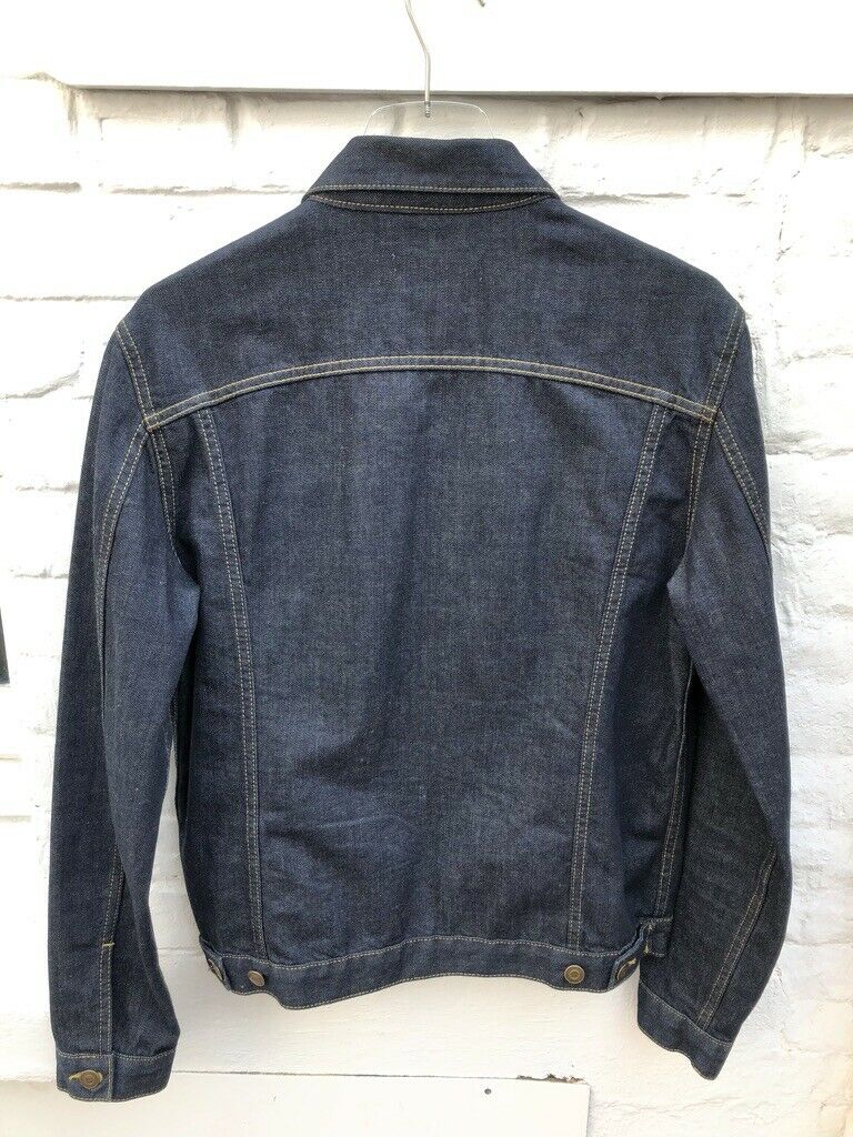 Sandro Raw Denim Jeans Jacket Size L / M