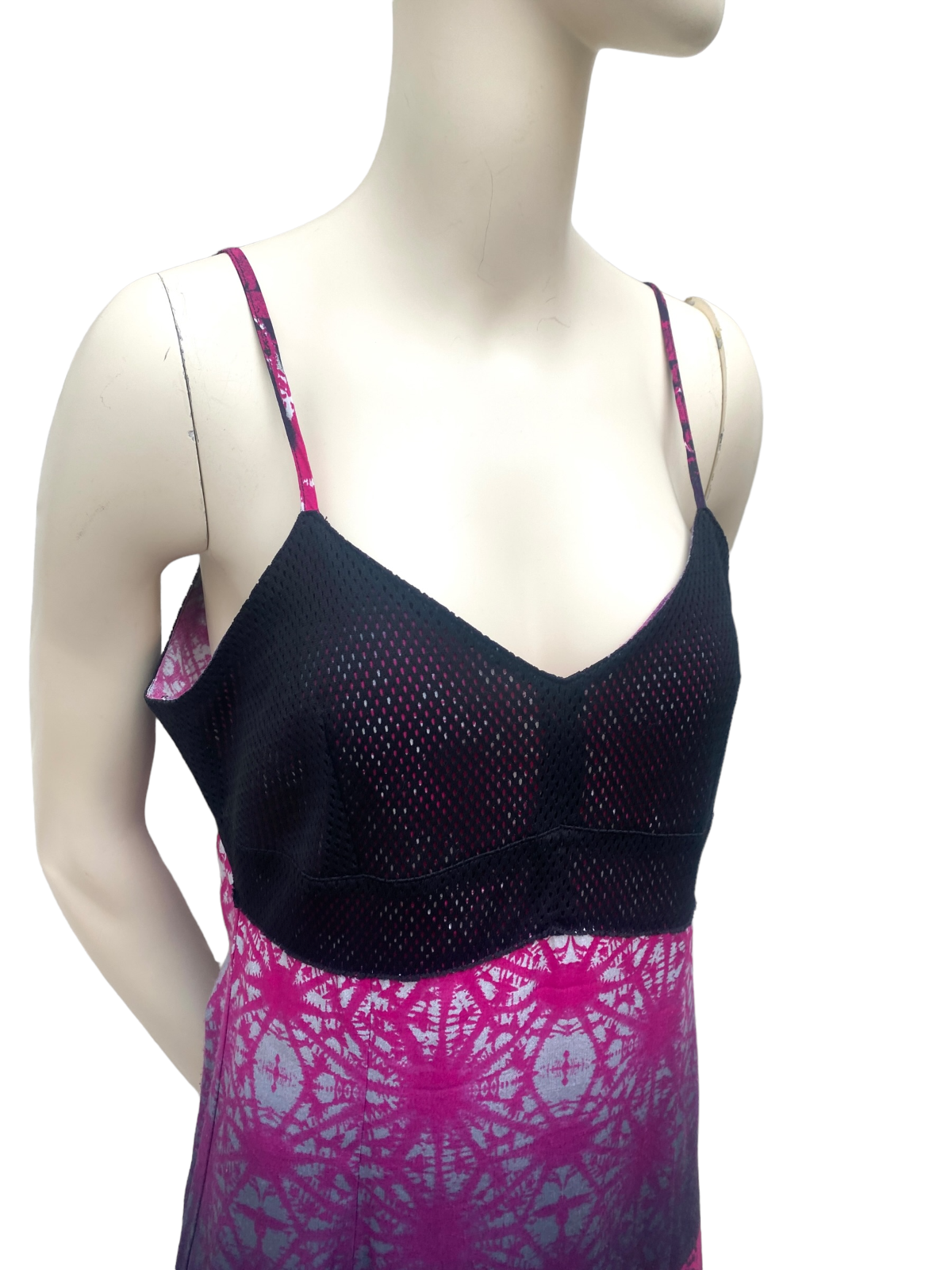 Vintage Pink Mesh Dress