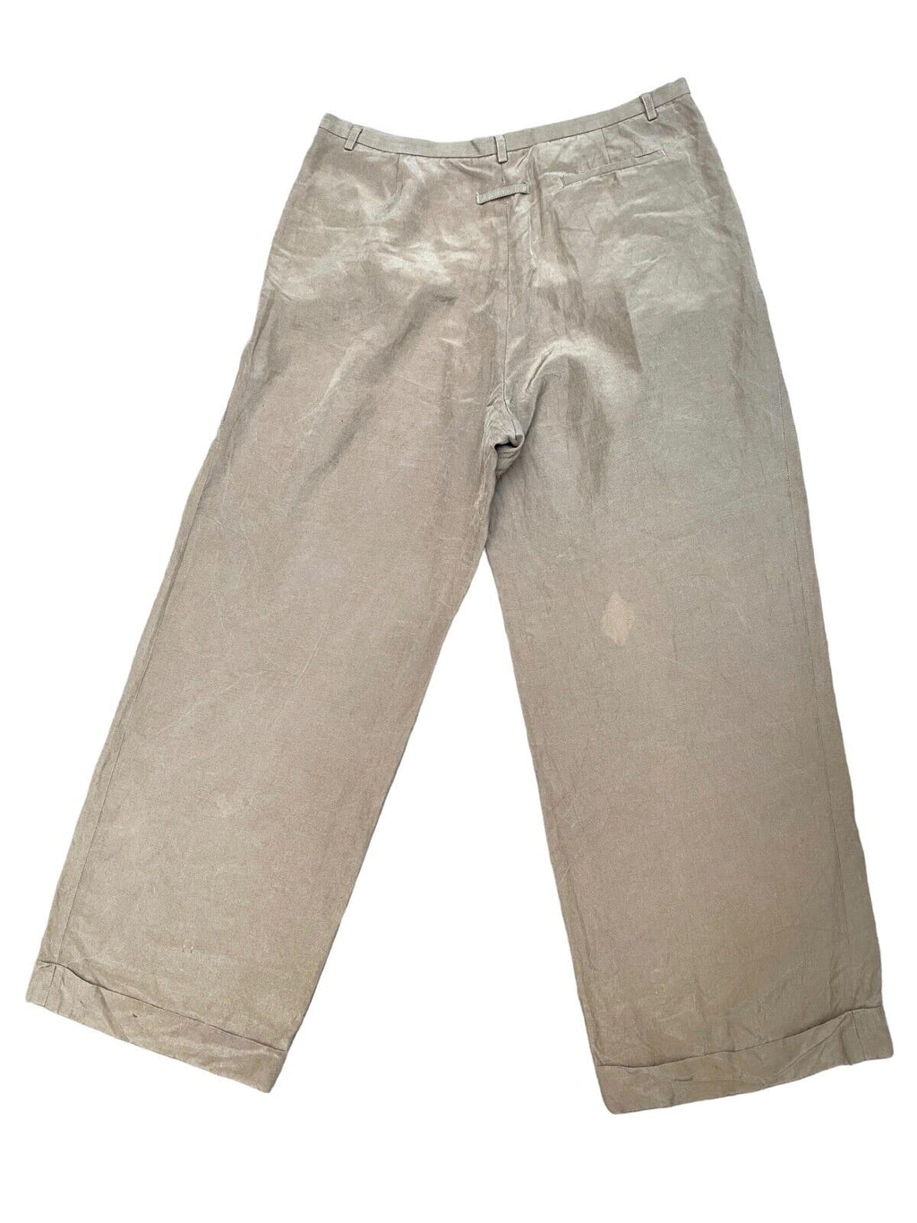 Vintage High Waist Wide Brown Pants   Size IT 48 fits US 32