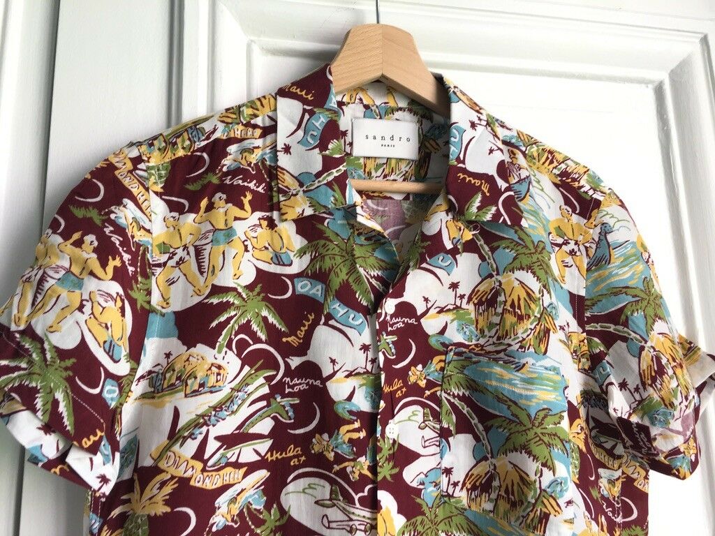 Sandro HAWAIIAN SHIRT Size S