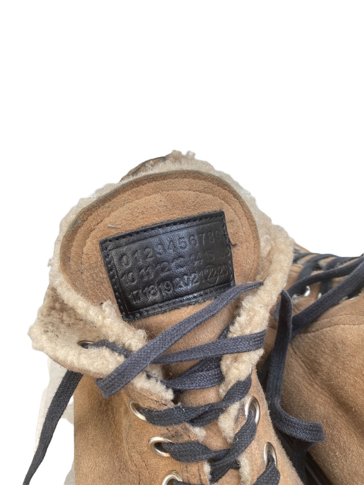 Brown Shearling Converse Sneakers