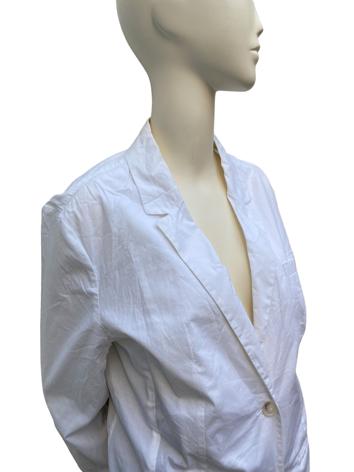 MM6 White Blazer Jacket