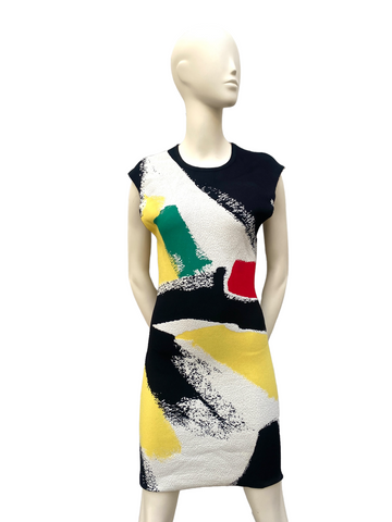 S/S 2014 Runway Dress Colorful Graphic Dress