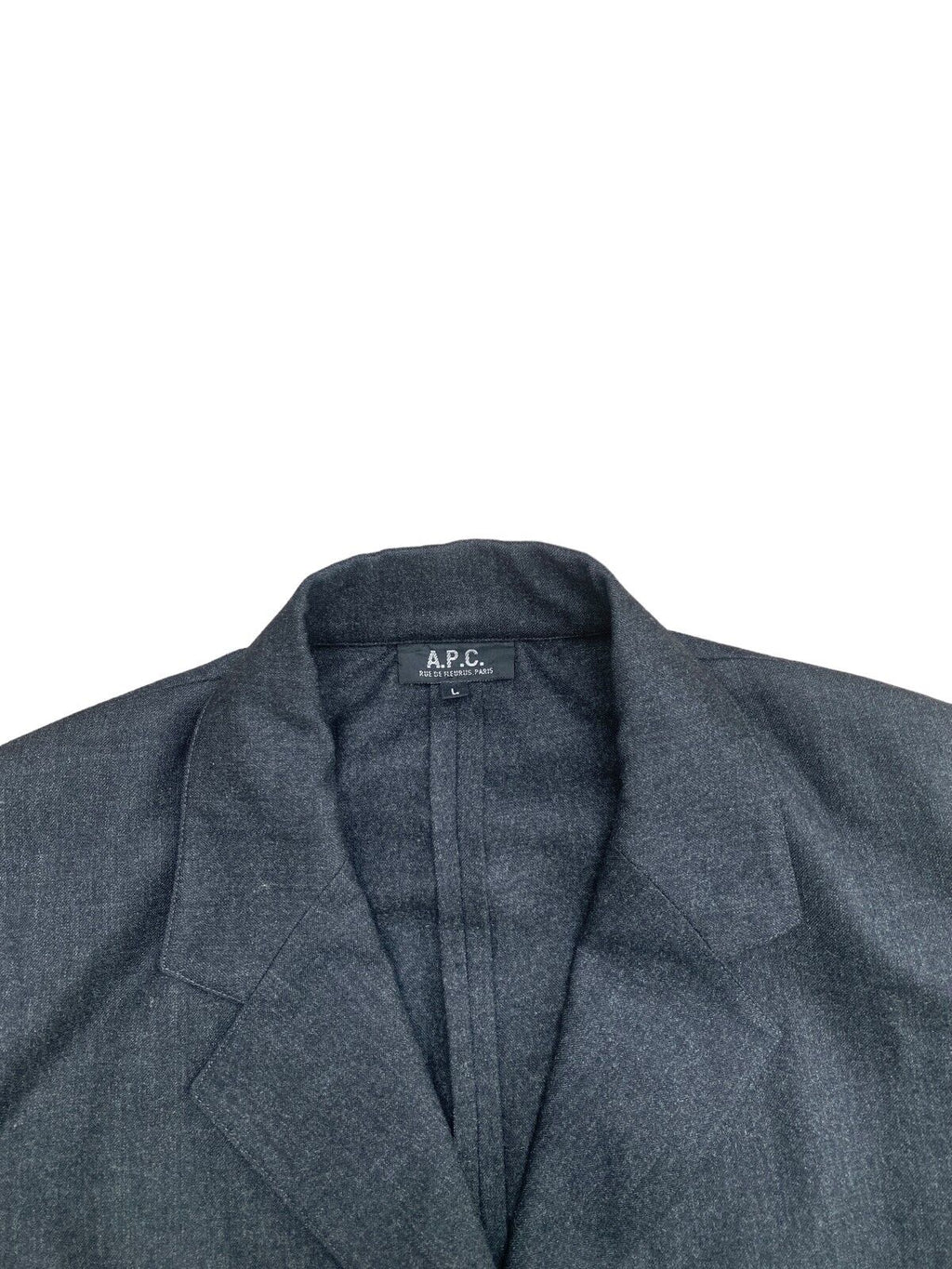 Grey Wool Blazer Jacket