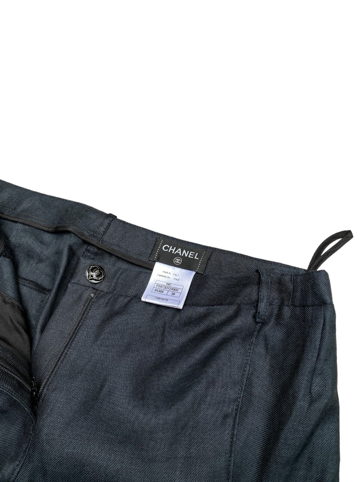 2009 Dark Navy Flare Pants Size 38 / fits US 31