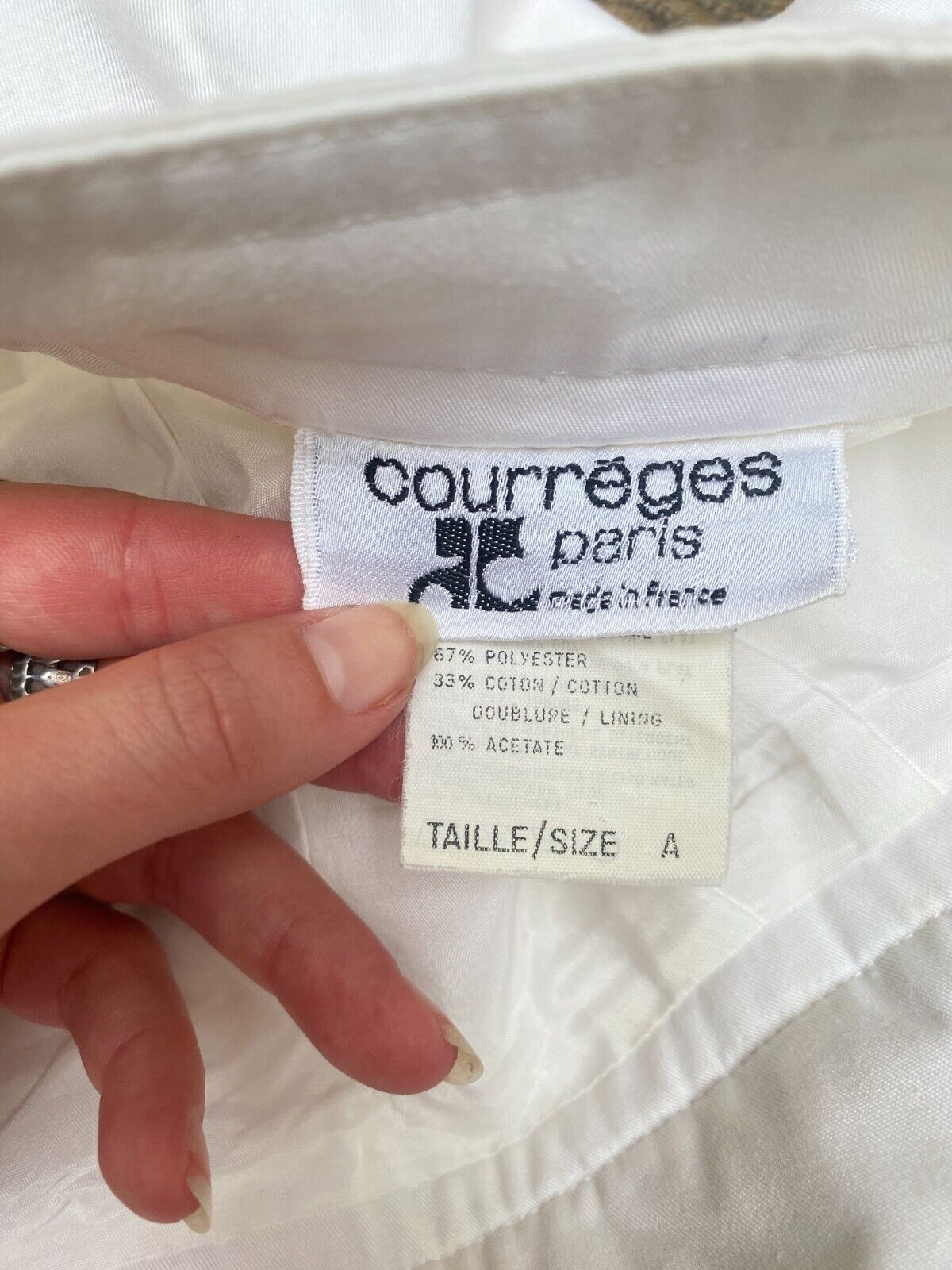 Vintage White Skirt