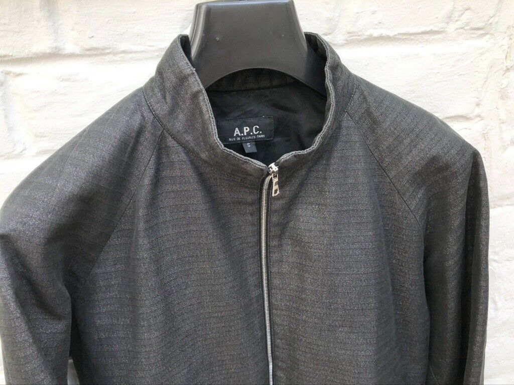 A.P.C. Black Striped Jacket Size S