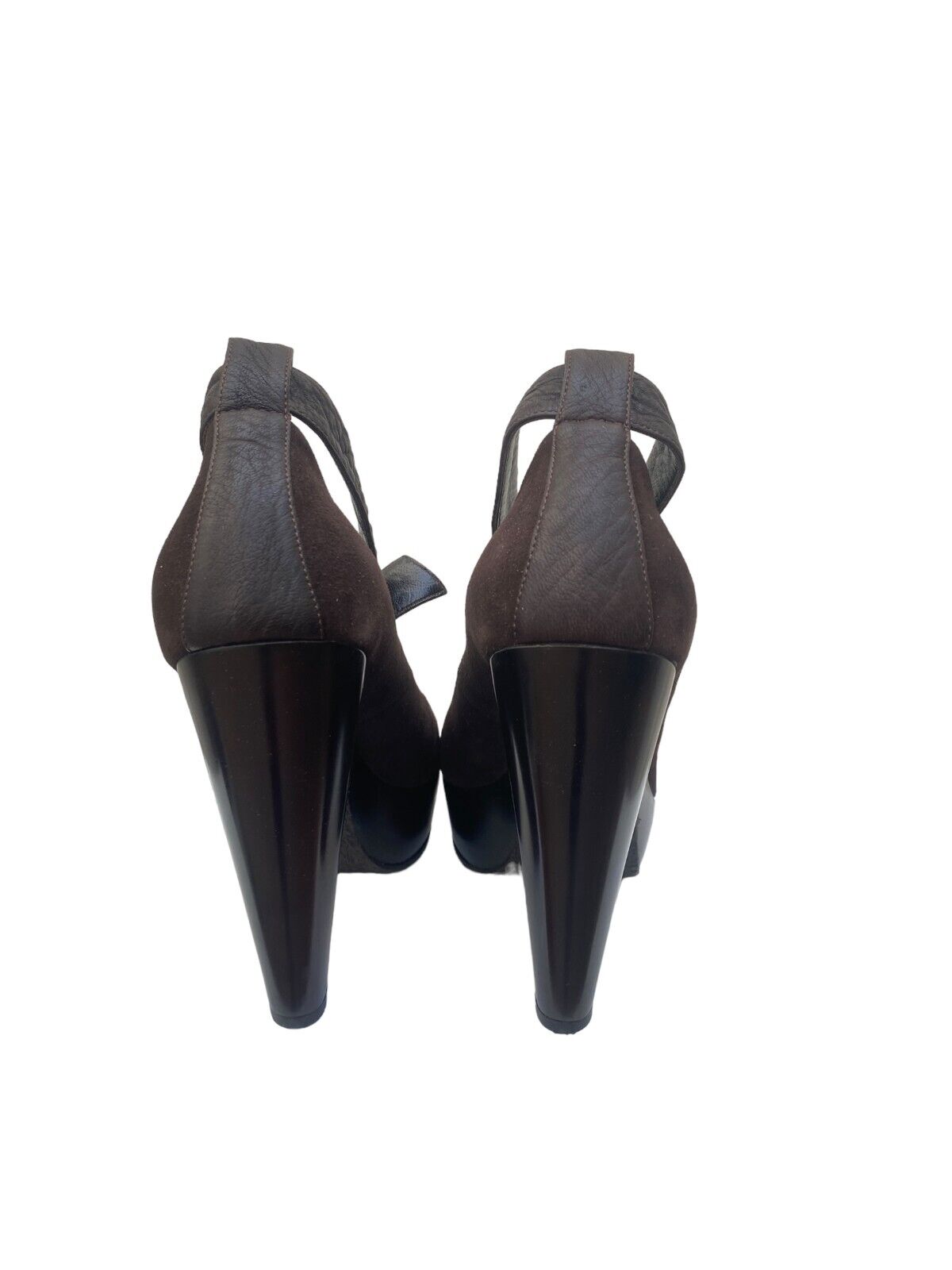 Brown Ankle Strap Heels shoes