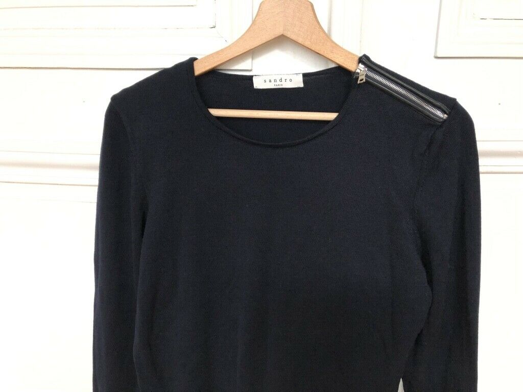 Sandro Merino Wool Sweater Size XS