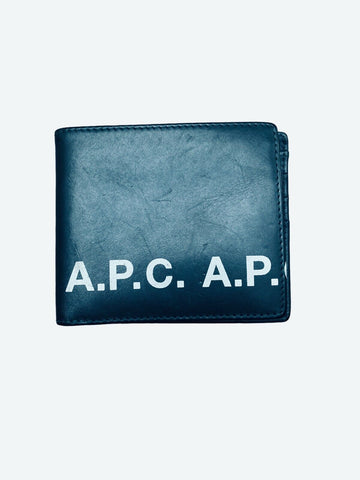 Black Logo Leather Wallet