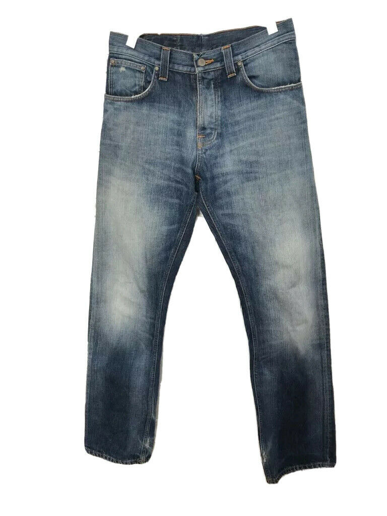 Nudie Faded Blue Denim Jeans Size W31