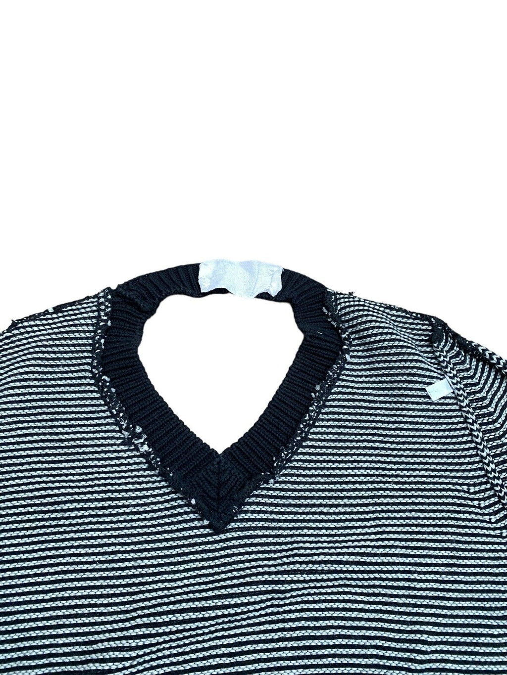 SS 1997 Striped Half Knit Sweater Size M