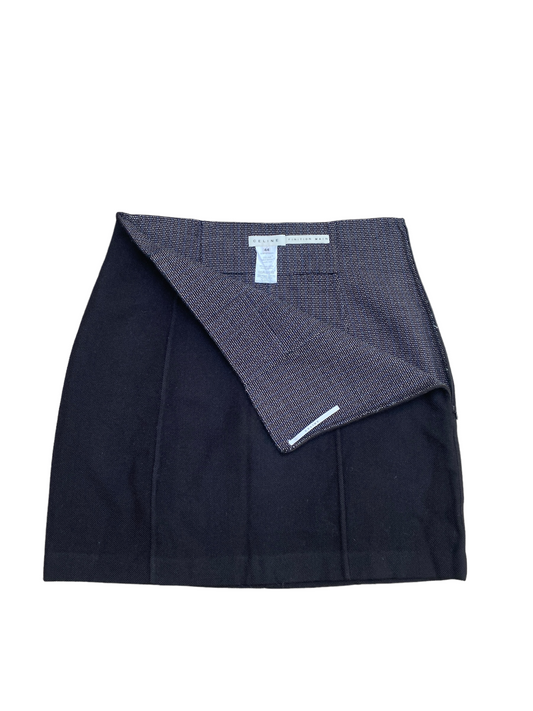 Wool black skirt
