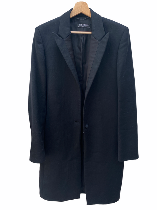 FW 1999 / 2000 Disorder Incubation Isolation Black Wool Coat